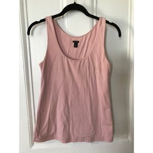 Pink J. Crew stretch suiting tank
